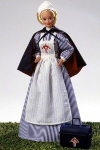 7. Civil War Nurse Barbie (1996)